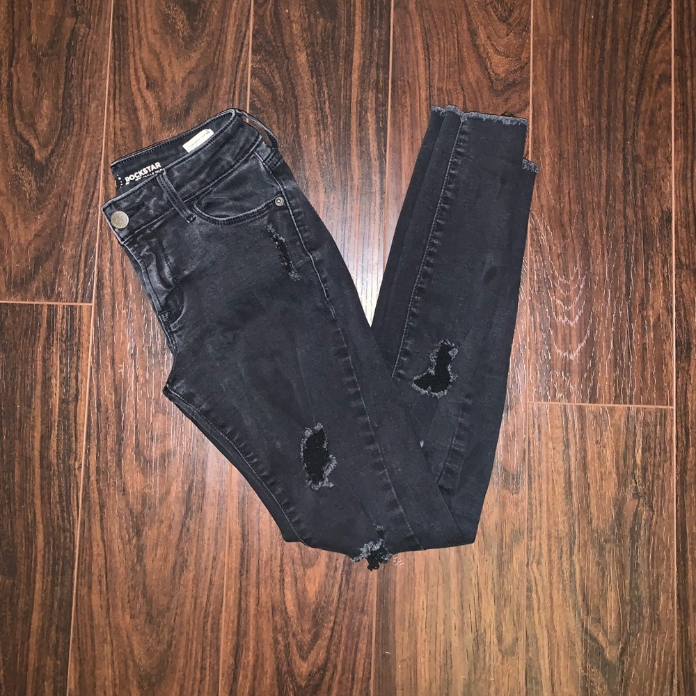 Ripped black jeans